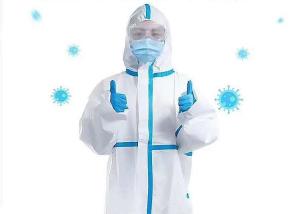 China Tear Resistant Disposable Surgeon Gown For Medical Personnel Protection wholesale