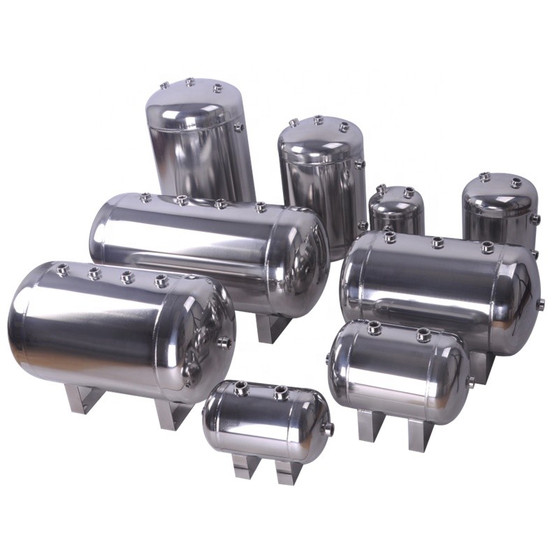 Large Volume 50L Air Stainless Steel Storage Tank 1.25 MPa