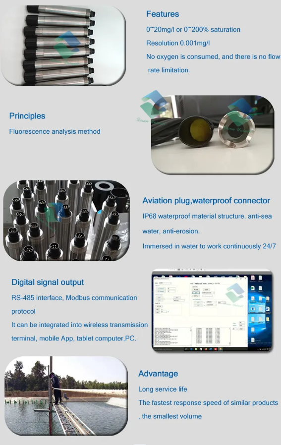 fish tank dissolved oxygen sensor
