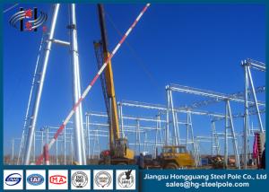 China Polygonal Substation Steel Structures , Electric Transmission Tower wholesale