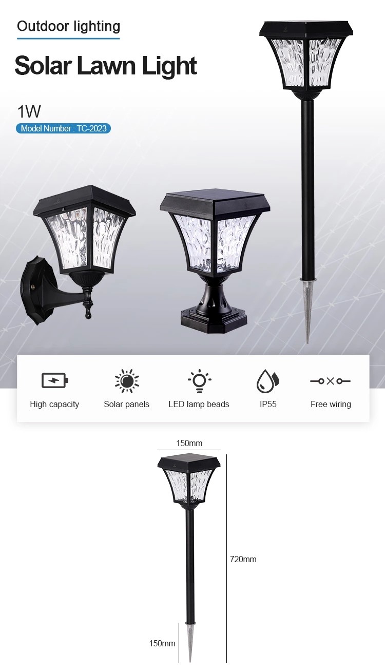 Weather Proof Outdoor LED Garden Lights , LED Outdoor Path Lights With Touched Switch