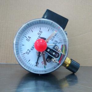 China BSP BSPT Electric Contact Pressure Gauges 100mm Dial Radial Mounting wholesale