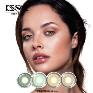 China Himalaya Grey Blue 14mm Contact Lens Yearly For Costume wholesale