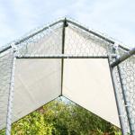 Stable Structure PE Roof Chicken Wire Dog Kennel