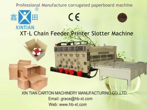 China Corrugated Cardboard Paper Carton Box Making Machine Of Feeding System wholesale