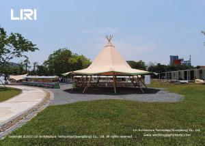 China Outdoor Camping Waterproof Canvas Tipi Tents With Wood Stove wholesale