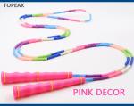 8 Foot Custom Jump Rope Beaded Adjustable Physical Education Gym Glass