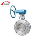Metal Sealed Large Diameter Cast Steel Valve Carbon Steel Butterfly Valve