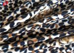 Tiger Printed Stretch Minky Fabric Polyester Spandex Velvet Fabric