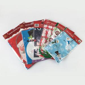 China Custom LDPE 65*80cm Plastic Gift Wrap Bags With Drawstring wholesale