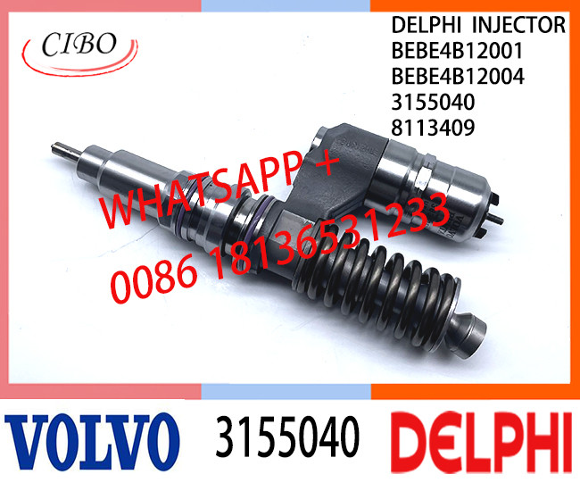 Fuel engine Diesel Injector 3155040 BEBE4B12001 BEBE4B12004 8113409 A3 for VOL FH12 3039 EURO / D12 EURO SPEC