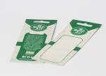 Food Grade Nylon Plastic Zipper Packaging Bag Three Side Seal With Hand Hole /