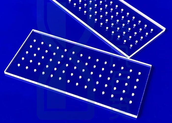 2.2g/Cm3 Customization Special Shaped Quartz Glass Plate