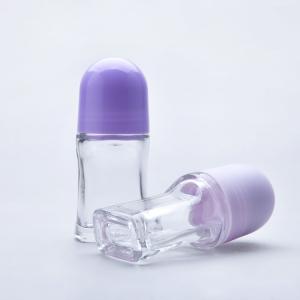 China Recyclable Empty Glass Rollerball Bottles Ball Diameter 35mm wholesale