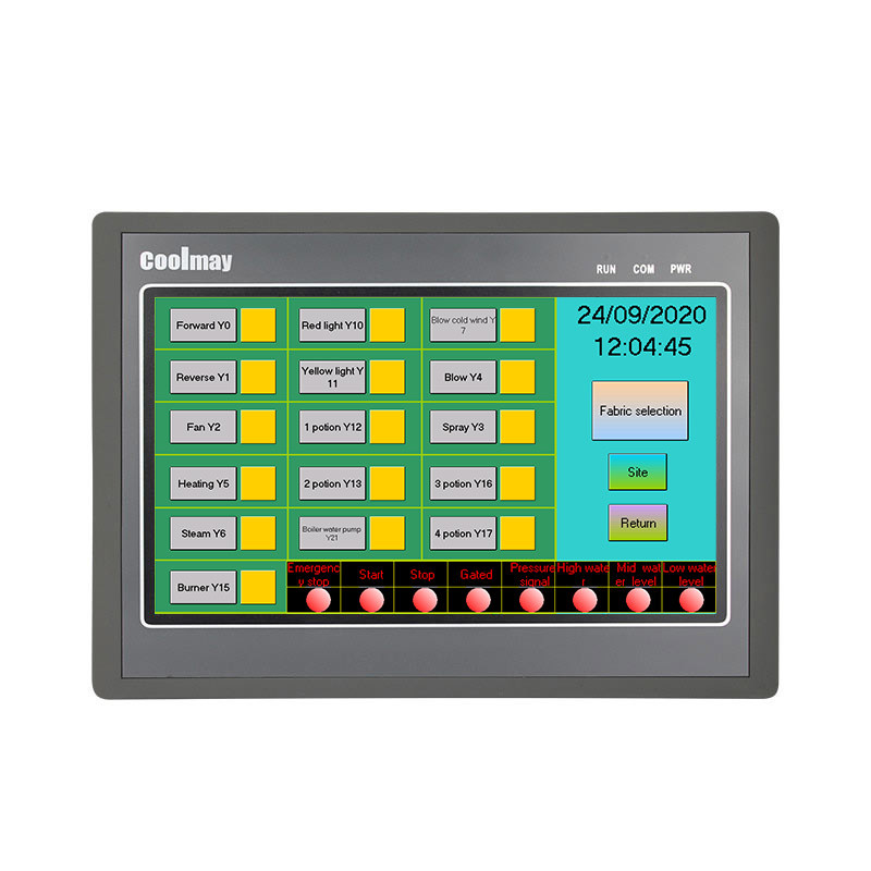 10 Inch Coolmay HMI Human Machine Interface 1024*600 Piexls RS232 USB 2.0
