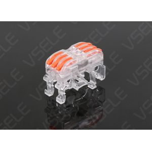China 4kv Spring Wiring Fast 4.0mm² Din Rail Terminal Blocks wholesale