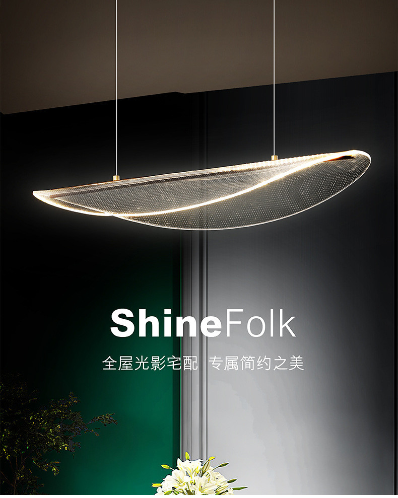 Modern LED Ceiling Pendant Lamp Home Dining Room Acrylic Lamp(WH-AP-585)