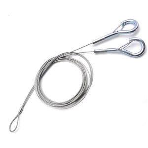 Lighting Hanging Wire Rope Lanyard Galvanized Steel Customized Length Safety