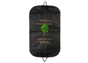 China Standard Size Mens Suit Cover Bag , Nonwoven Fabric Vinyl Garment Bags With Zipper wholesale