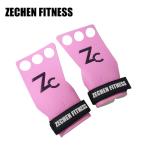 Fitness safety gym gloves carbon fiber leather 3 holes crossfit hand grips for