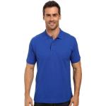 Adult Rib - knit neck Short Sleeve Polo Shirts 100% Cotton With Sublimation Logo