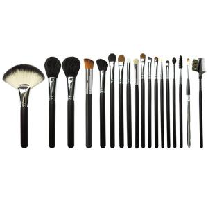 China Luxury OEM 18PCS Complete Makeup Brush Natural Goats Hair For Artist wholesale