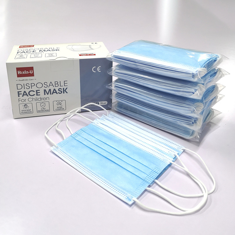 Type II Earloop Disposable Face Mask For Kids Children CE FDA
