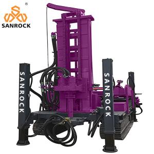 China Rotary Borehole 300m Water Drilling Equipment Hydraulic Water Well Drilling Rig wholesale