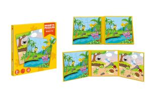 China Educational Toys Magnetic Jigsaw Puzzle Book Insects Theme For Kids Ages 3 Years Up wholesale