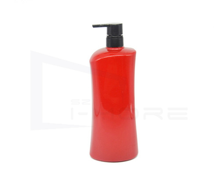 Screen Printing 970ml Plastic Shampoo Bottles