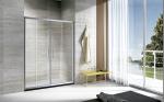 Stainless Bathroom Shower Enclosure Acrylic Base With Sliding Door