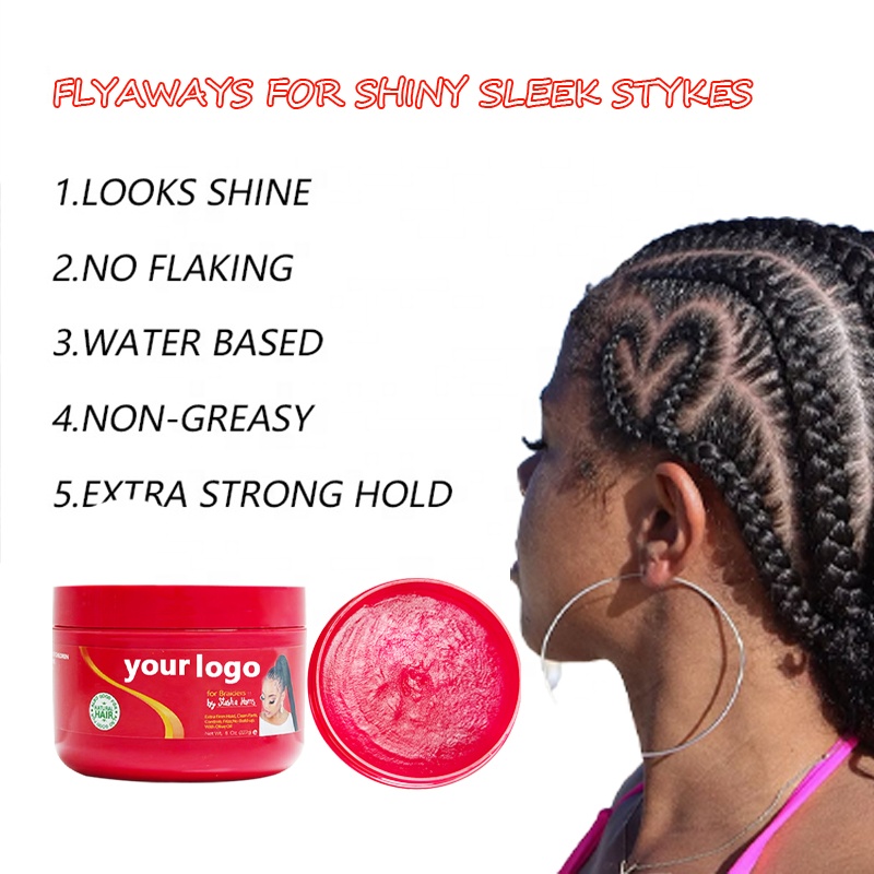 Customize Multi-Color Conditioning Gel for 4C Hair Private Label Salon Size Red Gel