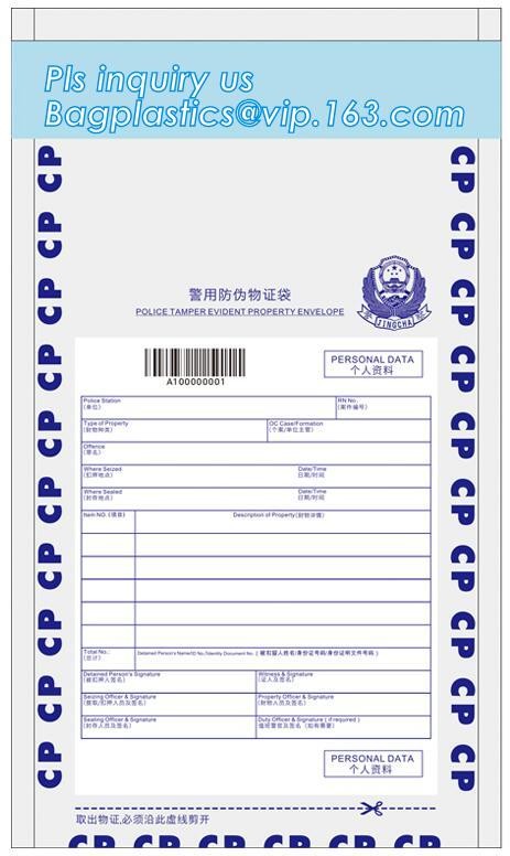 security deposit bags bank deposit bags cash deposit bags, general bank plastic deposit bags supply, Coin and Bank Note