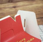 Classic Recycled Paper Sweet Box Merry Christmas Gift Packaging