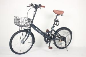 China Foldable Road Bike With Comfortable Leather Saddle And 6 Speed Gears wholesale