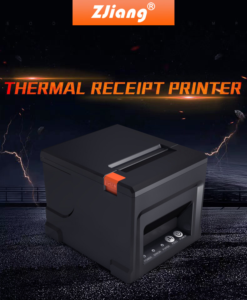 Usb Lan RJ11 Interface 3 Inch Pos Thermal Receipt Printer With Auto Cutter