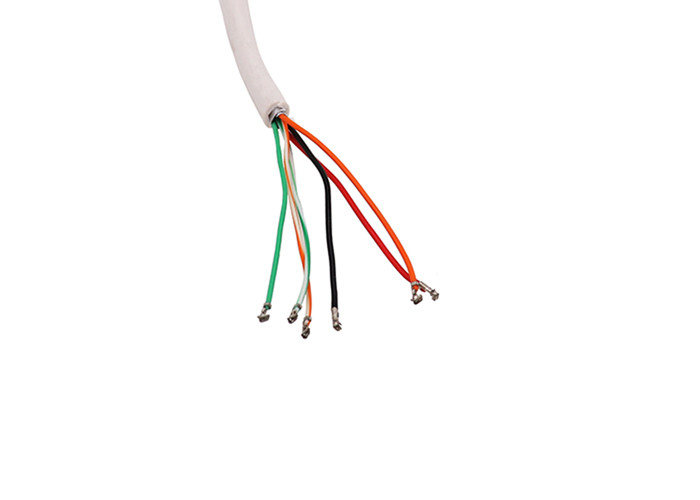 IP67 waterproof RJ45 connector with 12V DC Jack POE IP Camera white cable, ODM/OEM welcome