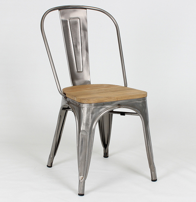 Cafe Tolix Style Dining Chairs Tolix Side Chair Stackable Metal Dining Chair