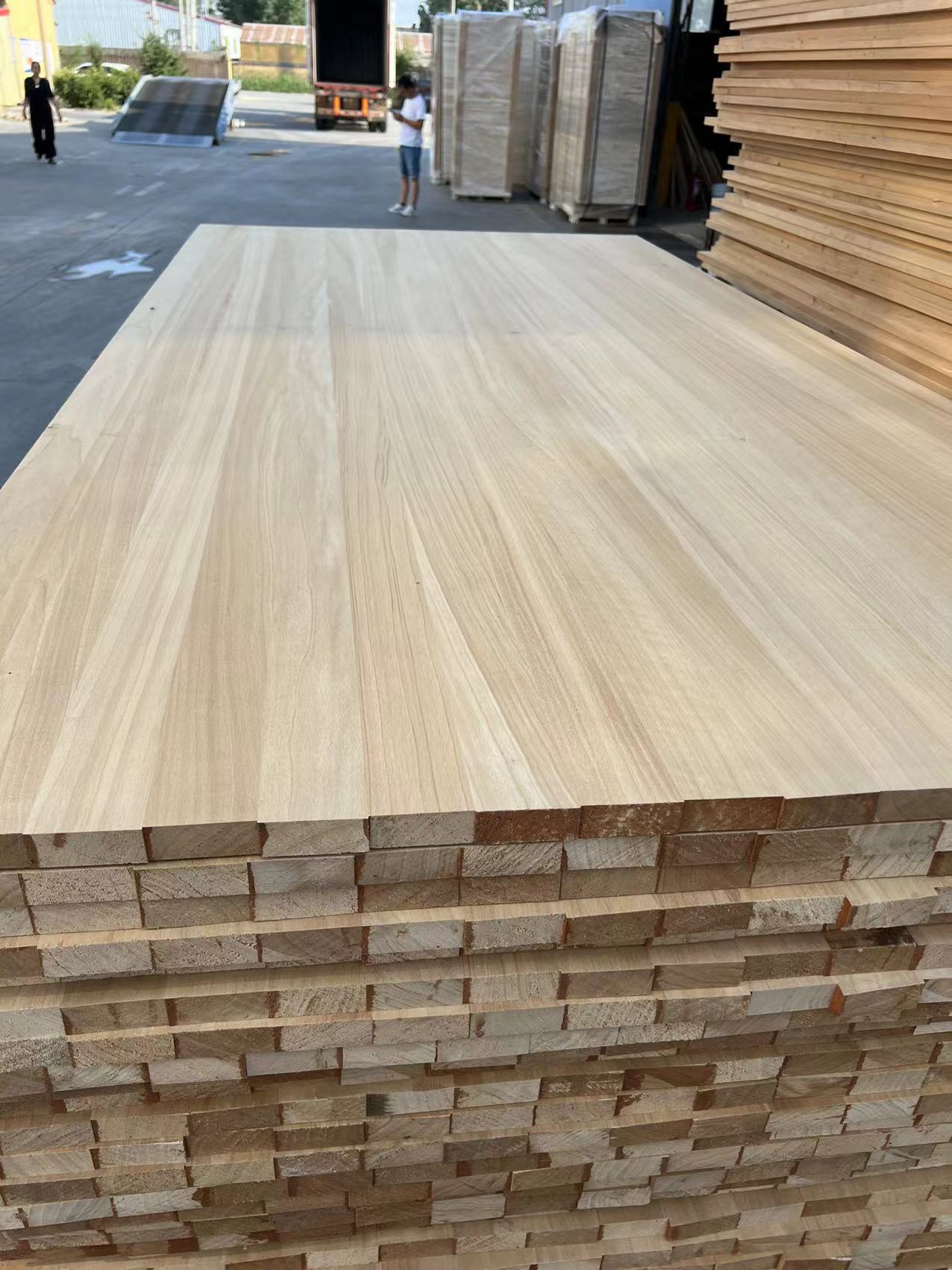 Custom Paulownia Panel Wood Board Solid Paulownia Lumber Board