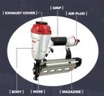 16gauge Pneumatic Finish Nail Gun Air Brad Nailer T64 16gauge