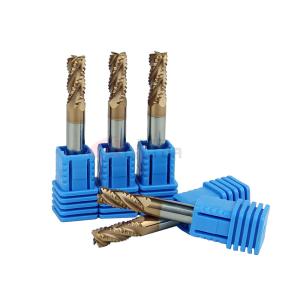 China 8mm 1/4&quot; 5/16 Roughing End Mills For Steel HRC55 wholesale