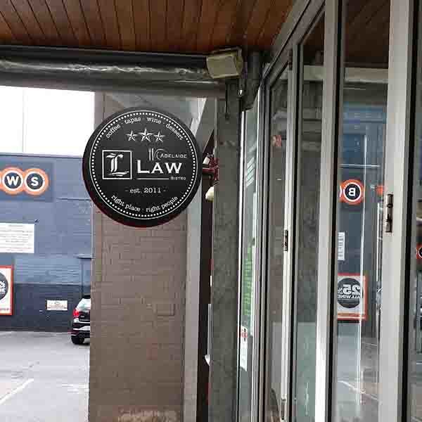 UL ROHS 3D LED Advertising Light Box / Round Outdoor Acrylic Light Box Sign