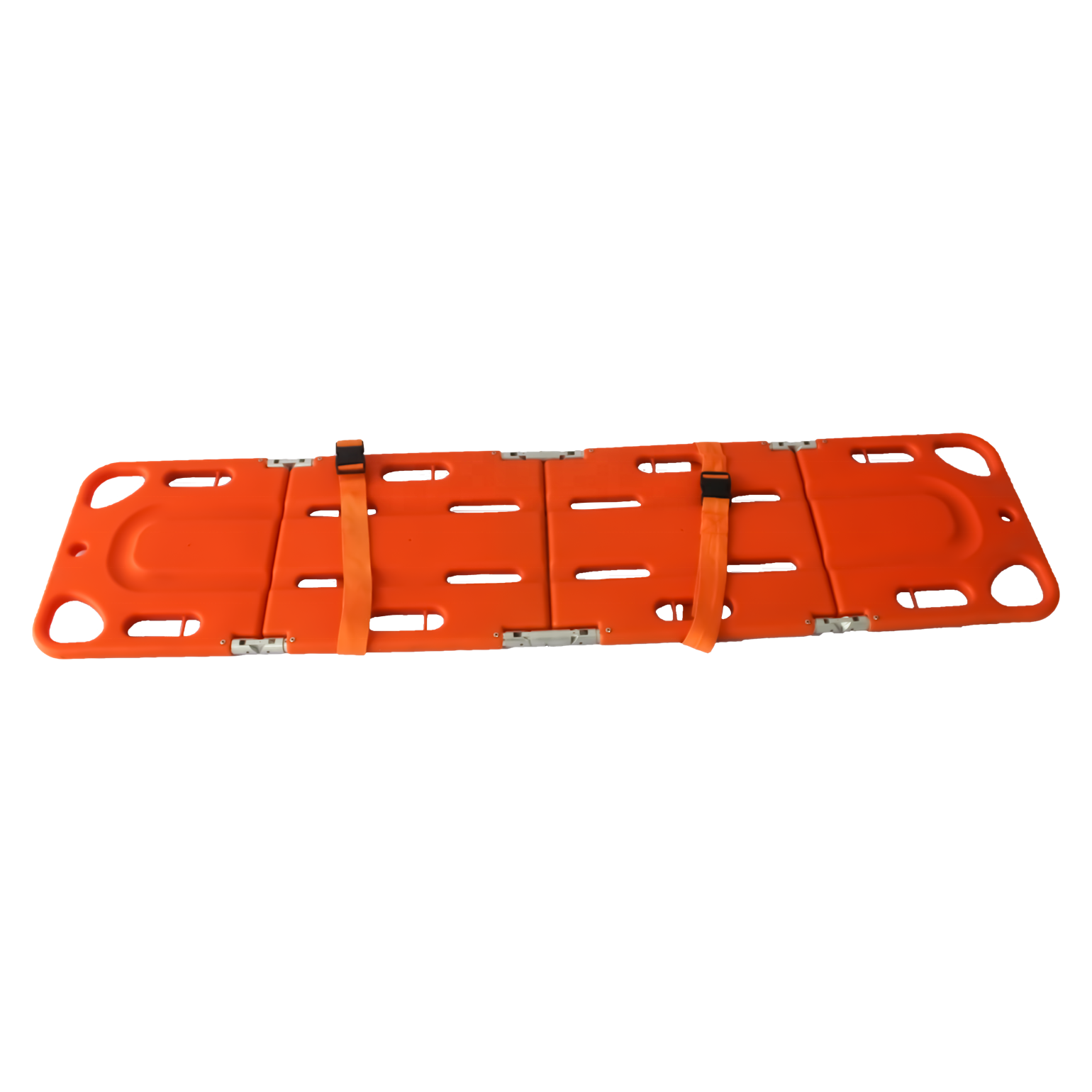 1.91M Foldable Spine Board, Fire Rescue Plastic Stretcher, Swimming Rescue Stretcher Folding Spine Board
