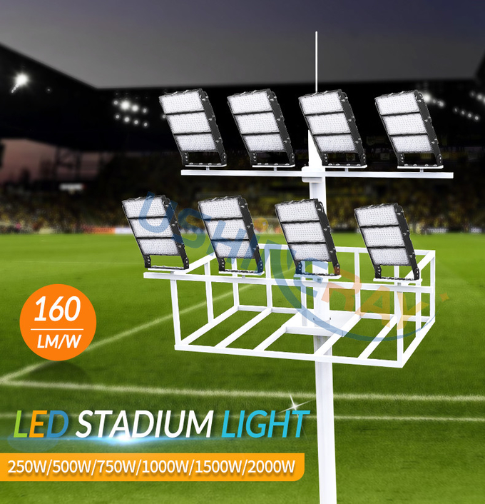 IP67 LED Stadium Lights 1000Watt 150000lm Arena Flood Lights For Gymnasium
