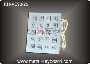 China 20 Keys Stainless Steel Industrial Keyboard with USB or PS/2 interface wholesale
