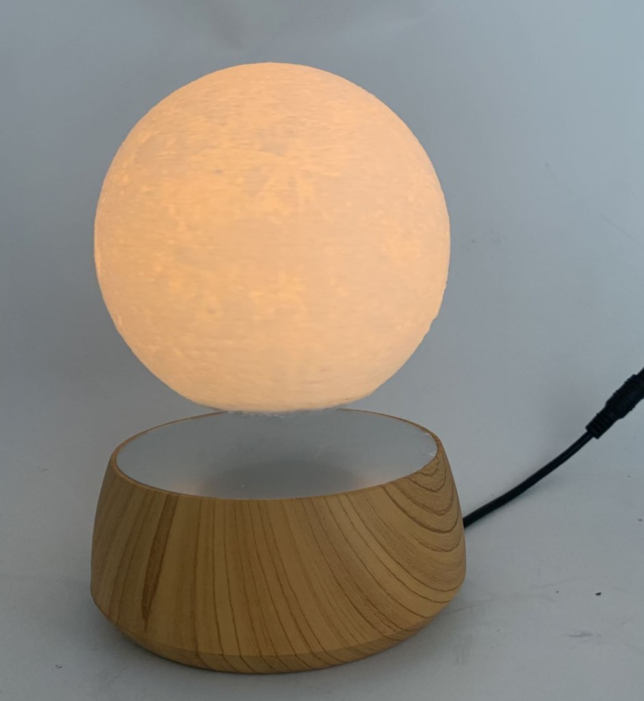 new factory sale magnetic levitation floating 5inch moon lamp light for decor