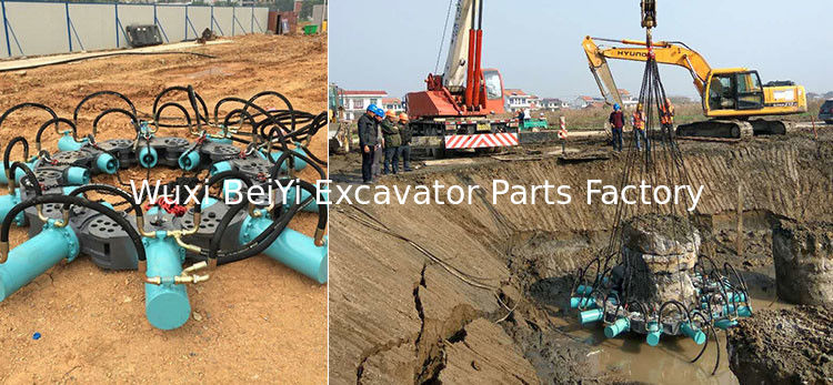 Made in china Modularized Hydraulic concrete cutting machine pile breaker for square and round foundation piles