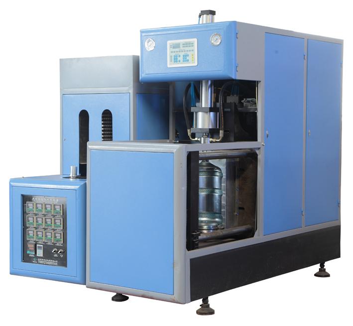Single Cavity Water Bottle Blowing Machine , Plastic Bottle Molding Machine