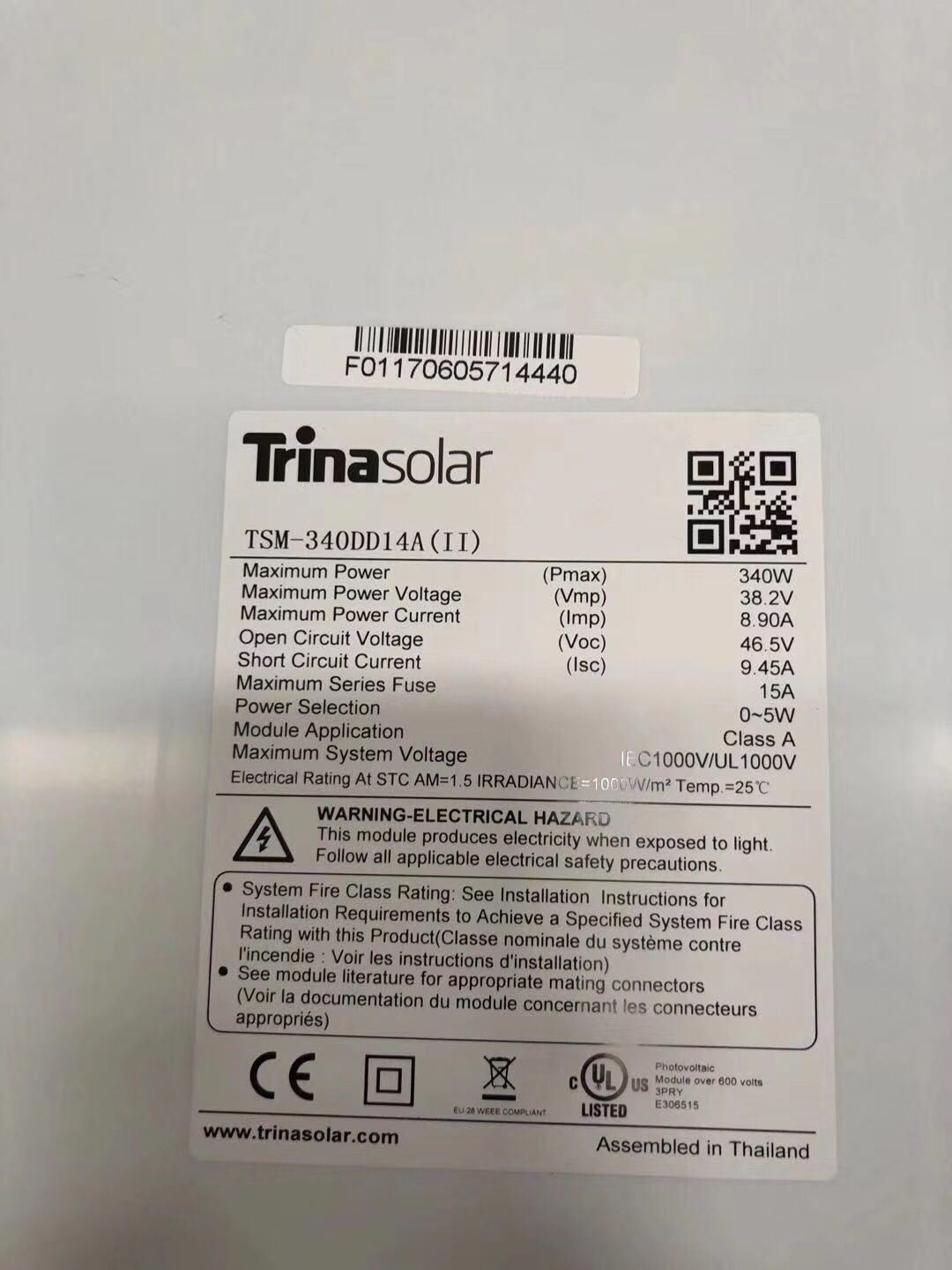 340w Monocrystalline Pv Panels / Off Grid Multicrystalline Solar Panels