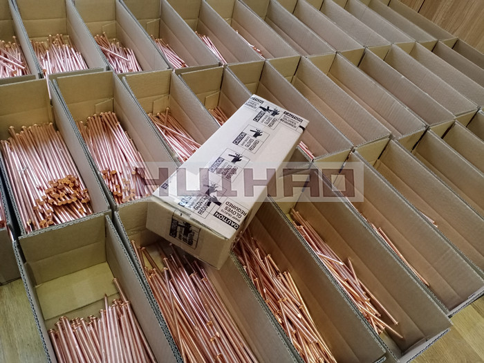 5mm X 65mm Cd Weld Stud Pins Copper Coated Steel Material For Shipbuilding Industry